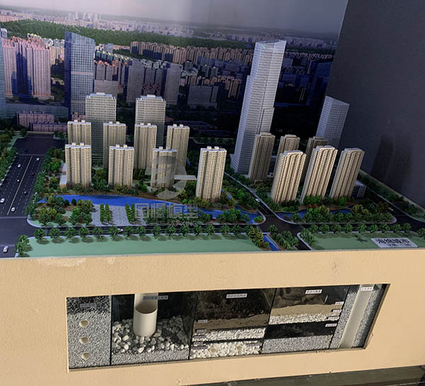 扶余市建筑模型